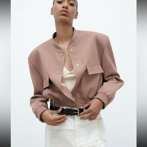 ZARA MAXI POCKET BOMBER